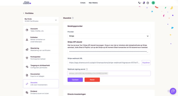 10 - Stripe Integratie _ Opslaan signing secret key