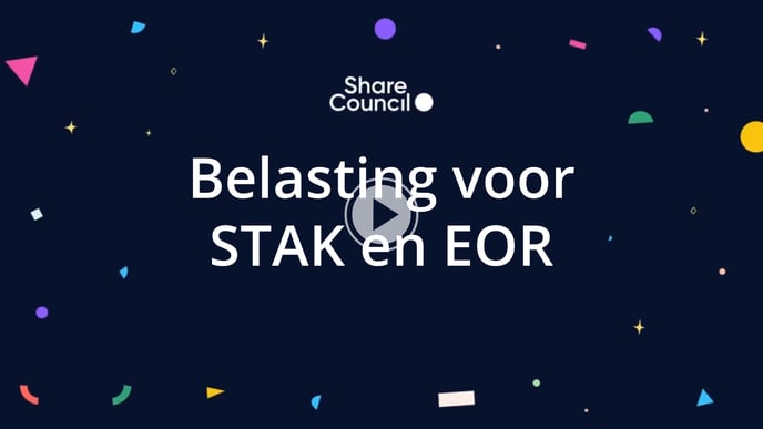 Belasting voor STAK en EOR