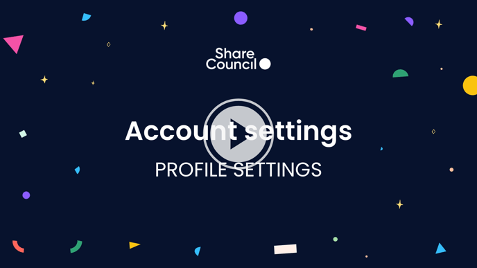 Account settings